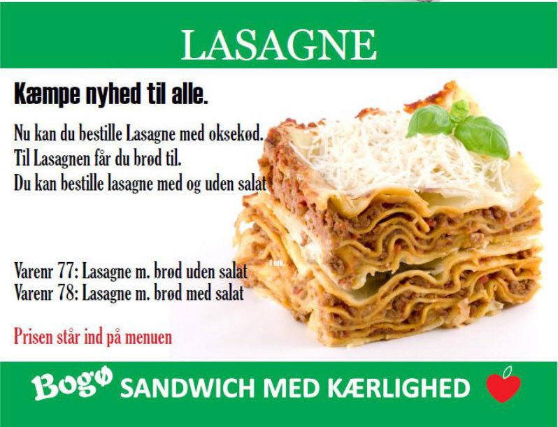 China Box og Lasagne